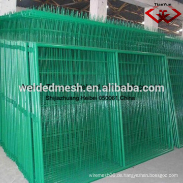 Anping gute Qualität PVC beschichtet Zaun Netz / 3 D Zaun / Draht Mesh / Mesh Zaun (SGS Zertifikat &amp; ISO9001)